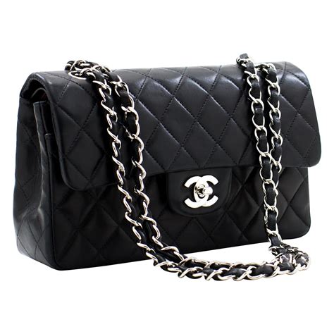 black chanel sholder bag|authentic chanel black shoulder bag.